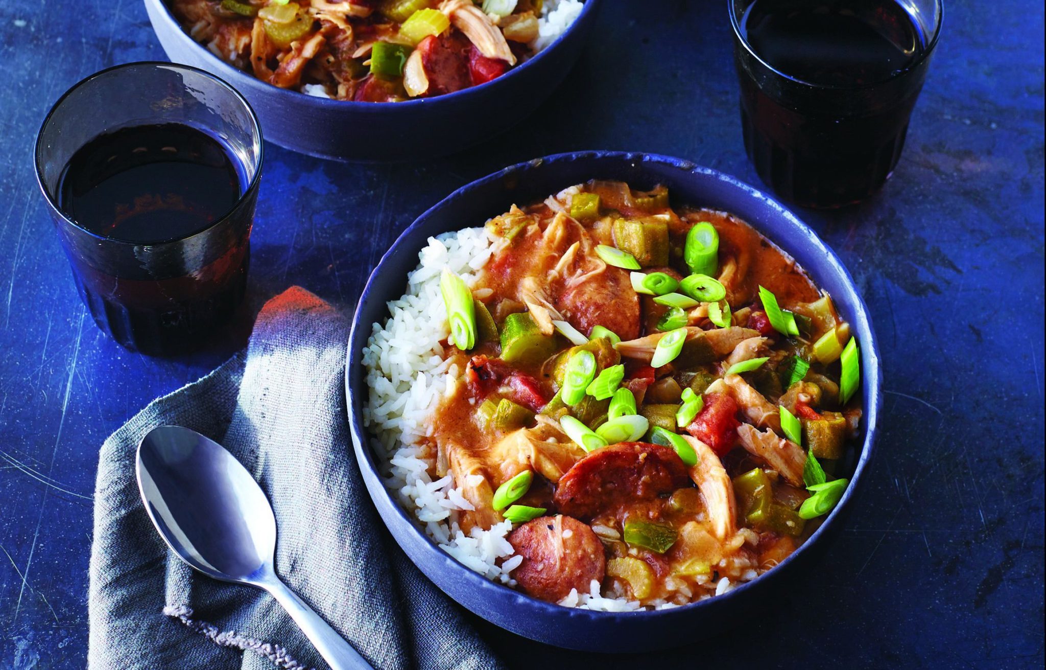 Quick Rotisserie Chicken Gumbo