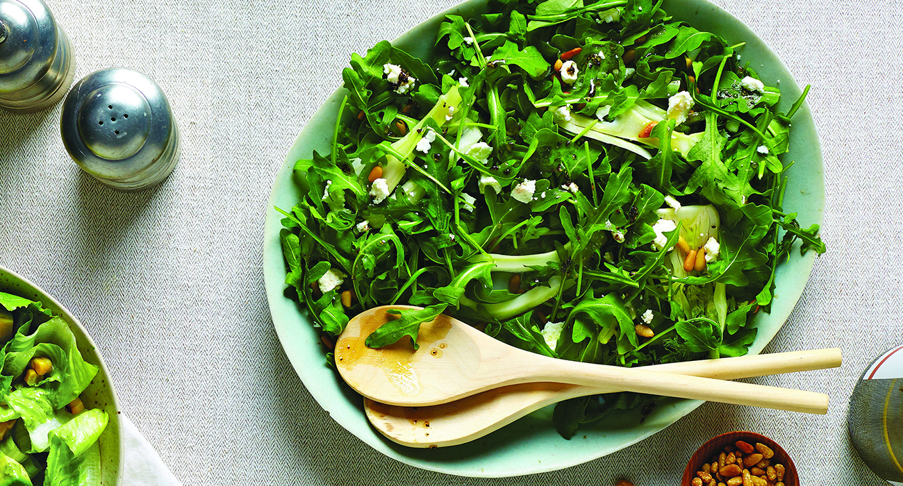 Fennel Salad with Goat Cheese and Pine Nuts