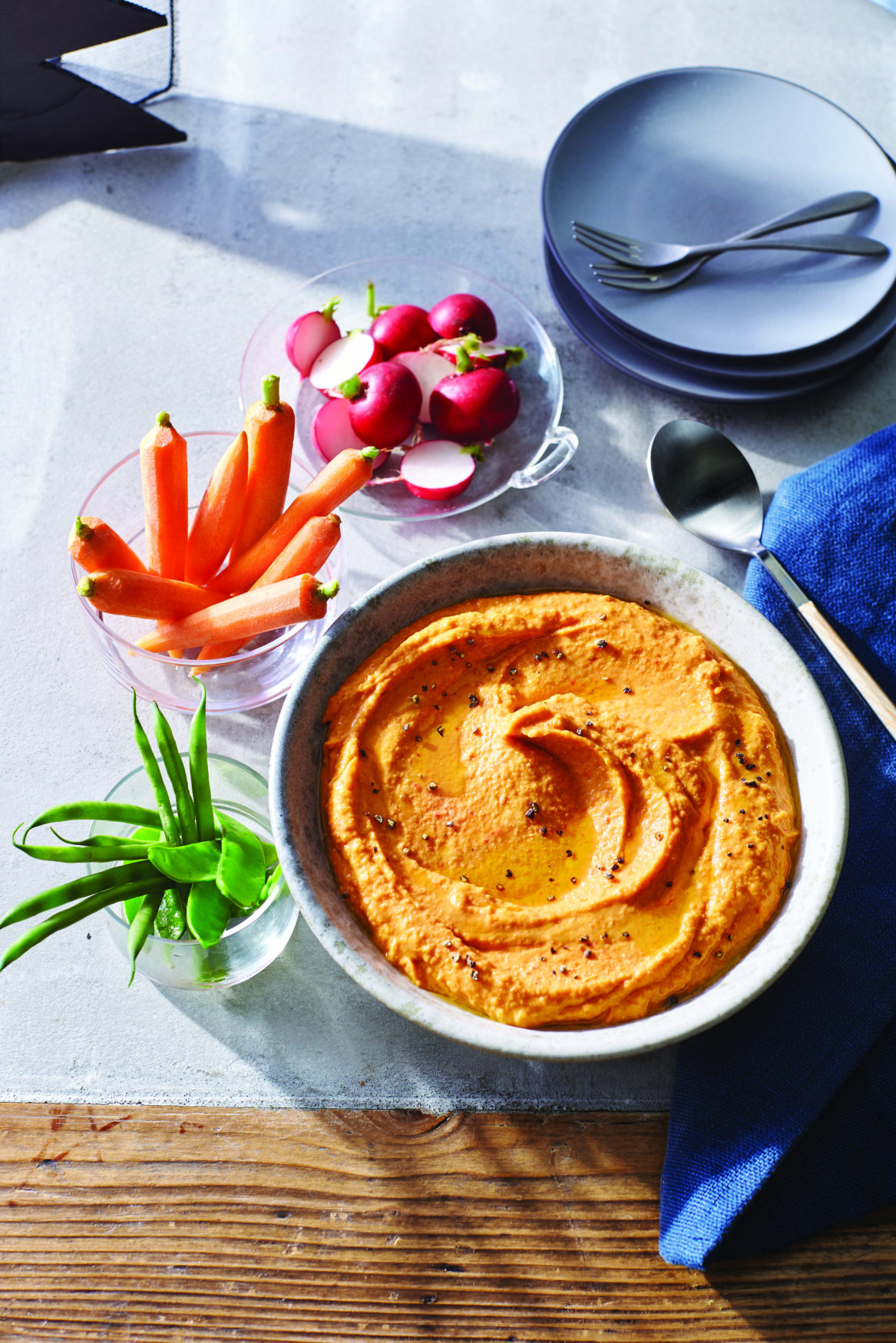 Roasted Red Pepper Hummus