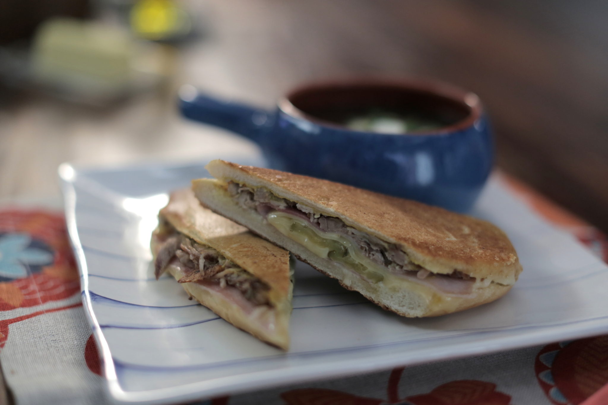 Cuban Sandwich with Slow Cooker Pulled Pork