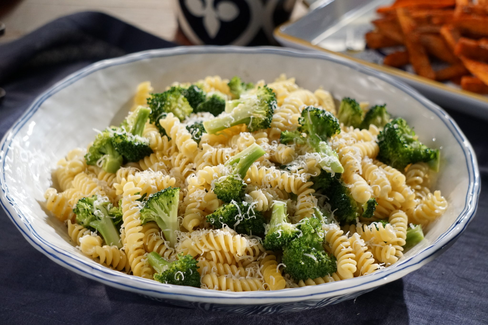 Fusilli with Garlicky Broccoli