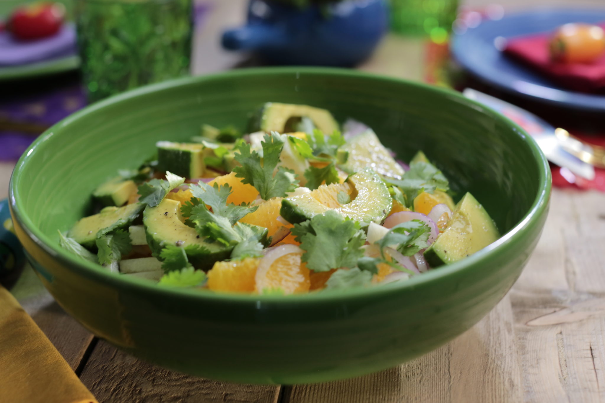 Jicama & Avocado Salad with a Lime Vinaigrette