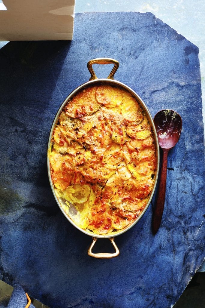Root Vegetable Gratin Valerie Bertinelli