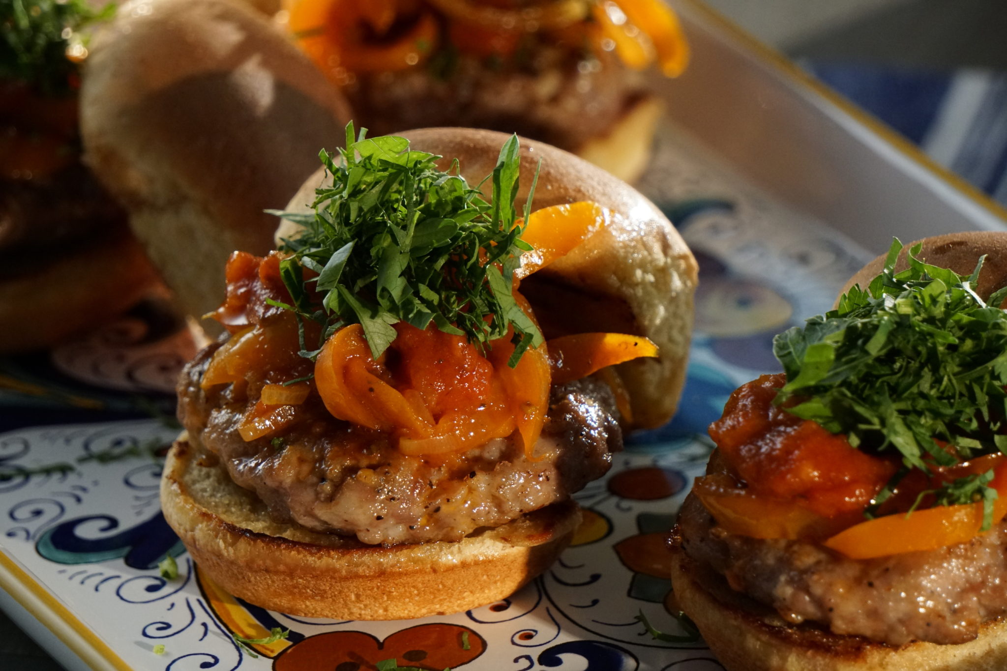 Sausage and Pepper Sliders