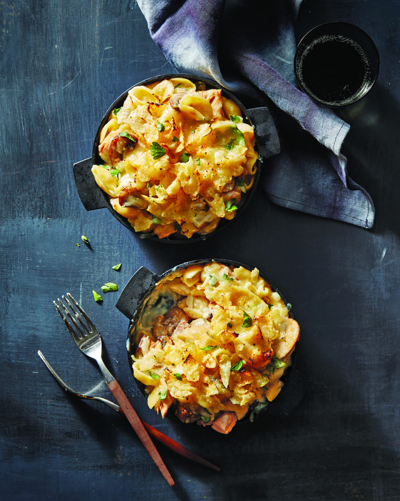 Tuna Noodle Casserole with Potato Chip Topping