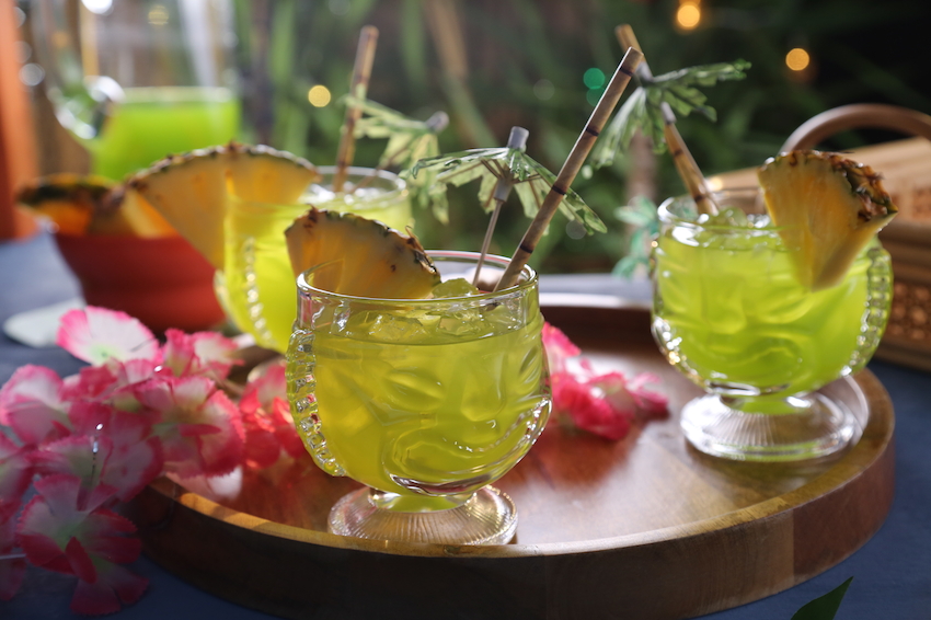 Green Hawaiian Cocktails