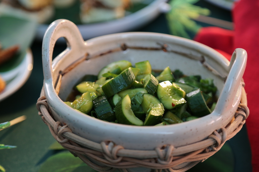 Ponzu Smashed Cucumber Salad