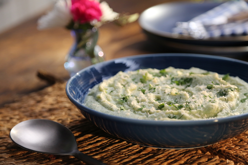 Herb Mashed Cauliflower