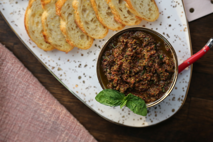 Crostini with Anchovy Tapenade