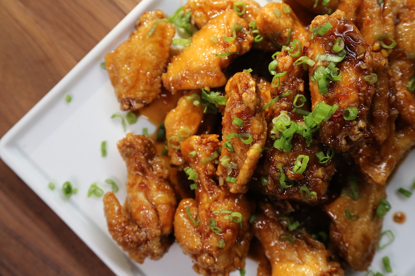 Fried Sticky Hoisin Wings