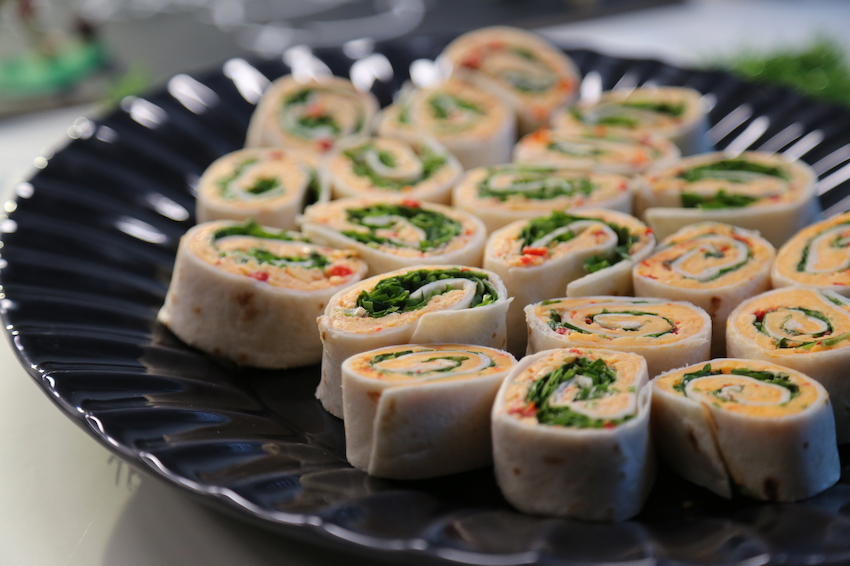 Pimiento Cheese Pinwheels