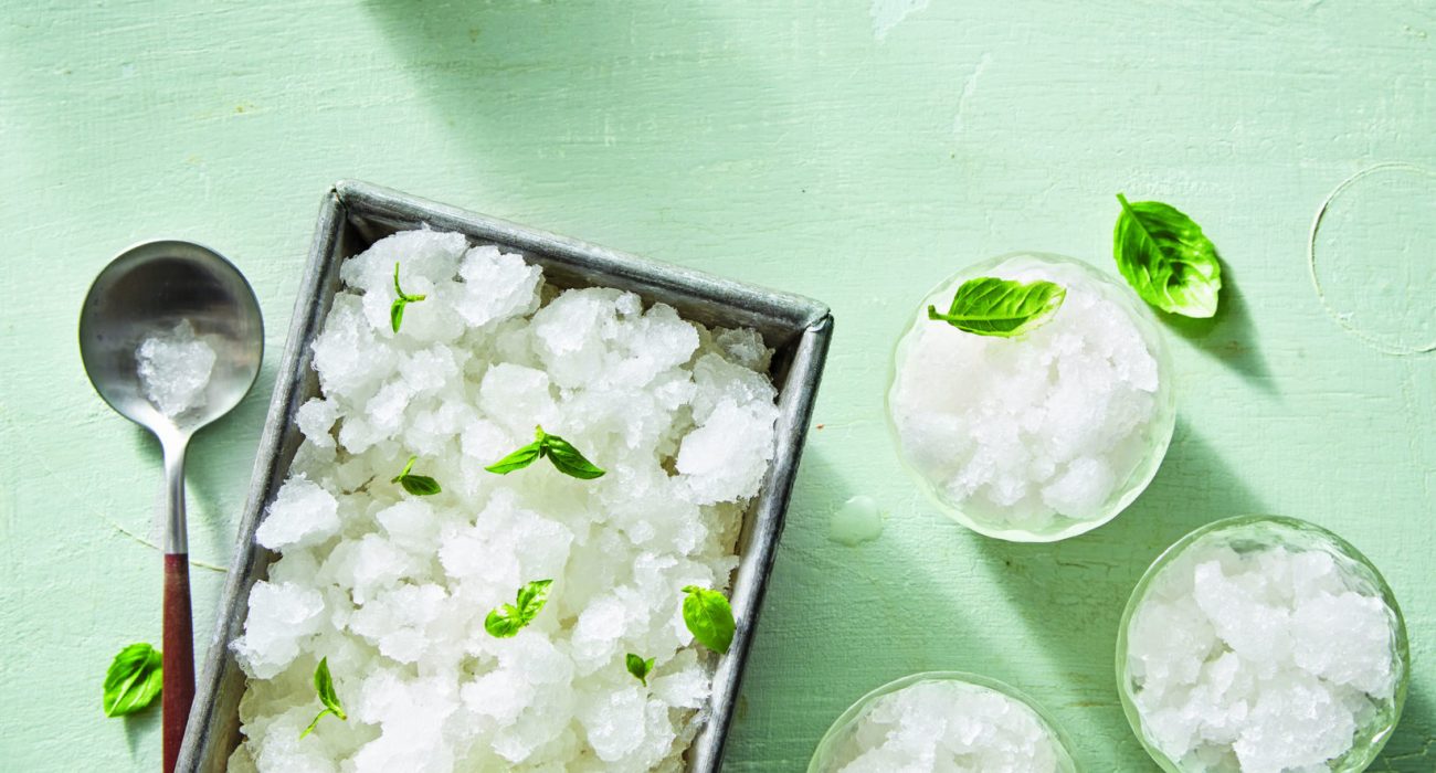 Lemon-Basil Granita