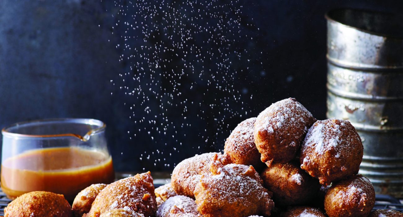 Mini Zeppole with Marsala Sauce