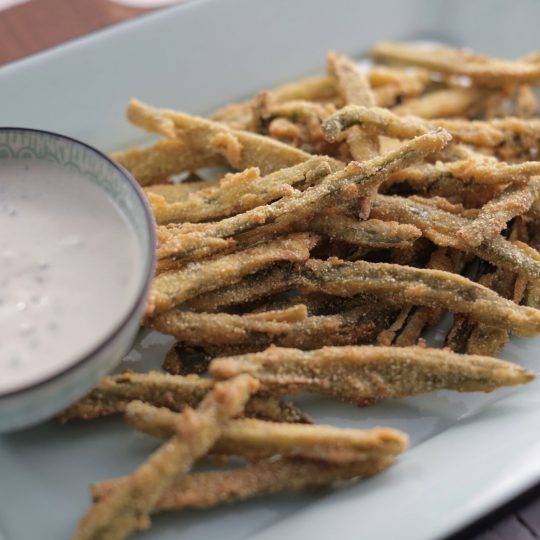 Jalapeno Fries with Roasted Garlic Rancch