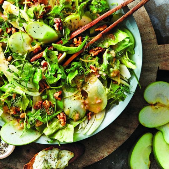 Arugula Apple and Fennel Salad with Citrus Vinaigrette