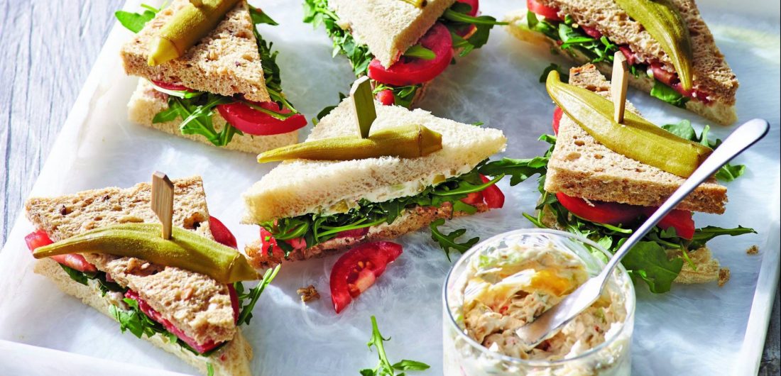 Bloody Mary Tea Sandwiches