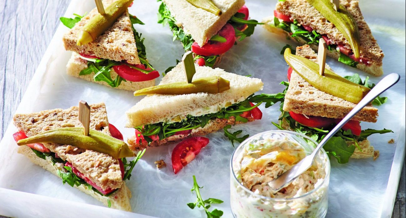 Bloody Mary Tea Sandwiches