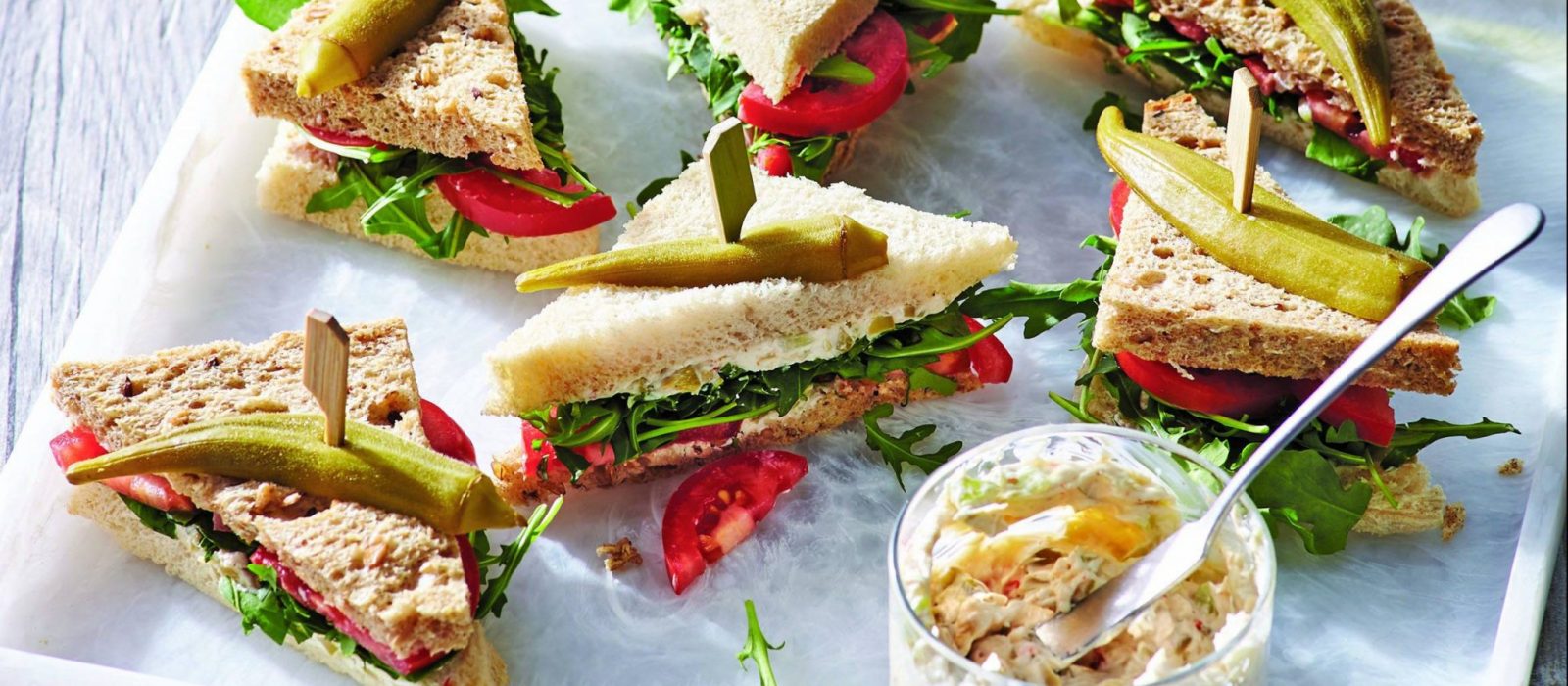 Bloody Mary Tea Sandwiches