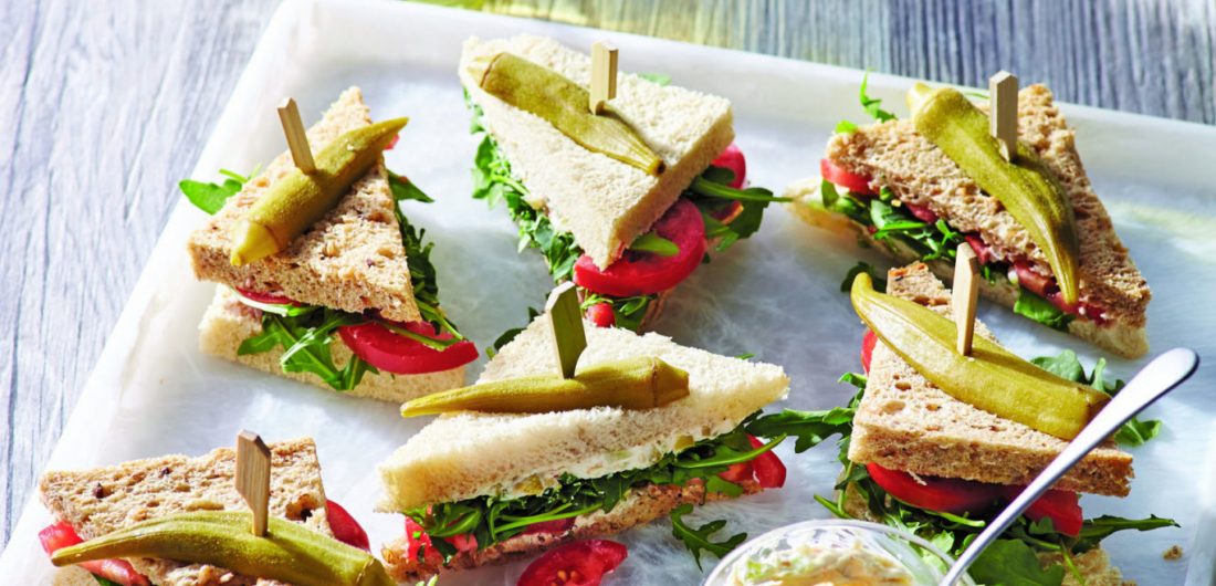 Bloody Mary Tea Sandwiches