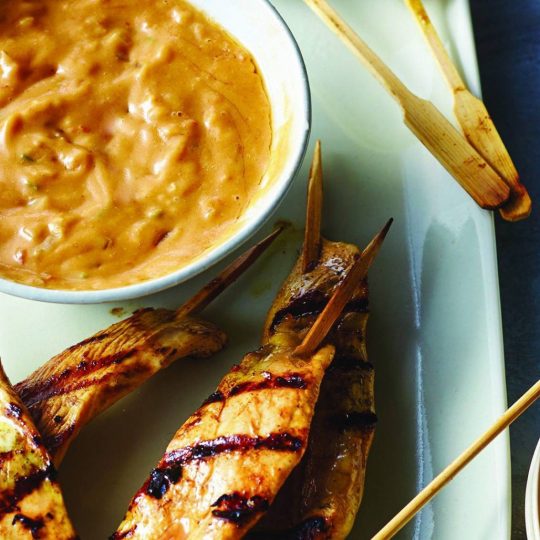 Chicken Satay with Peanut Sauce