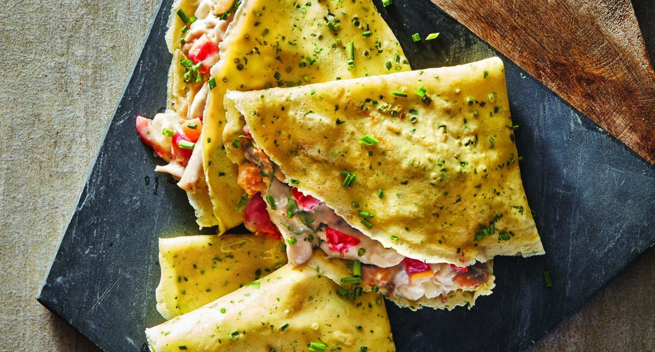 Chicken à la King Crepes