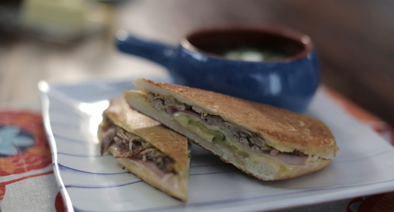 Slow Cooker Cuban Sandwich, as seen on Comfort Food Cuban Style on Food Network's Valeries Home Cooking, Season 5.