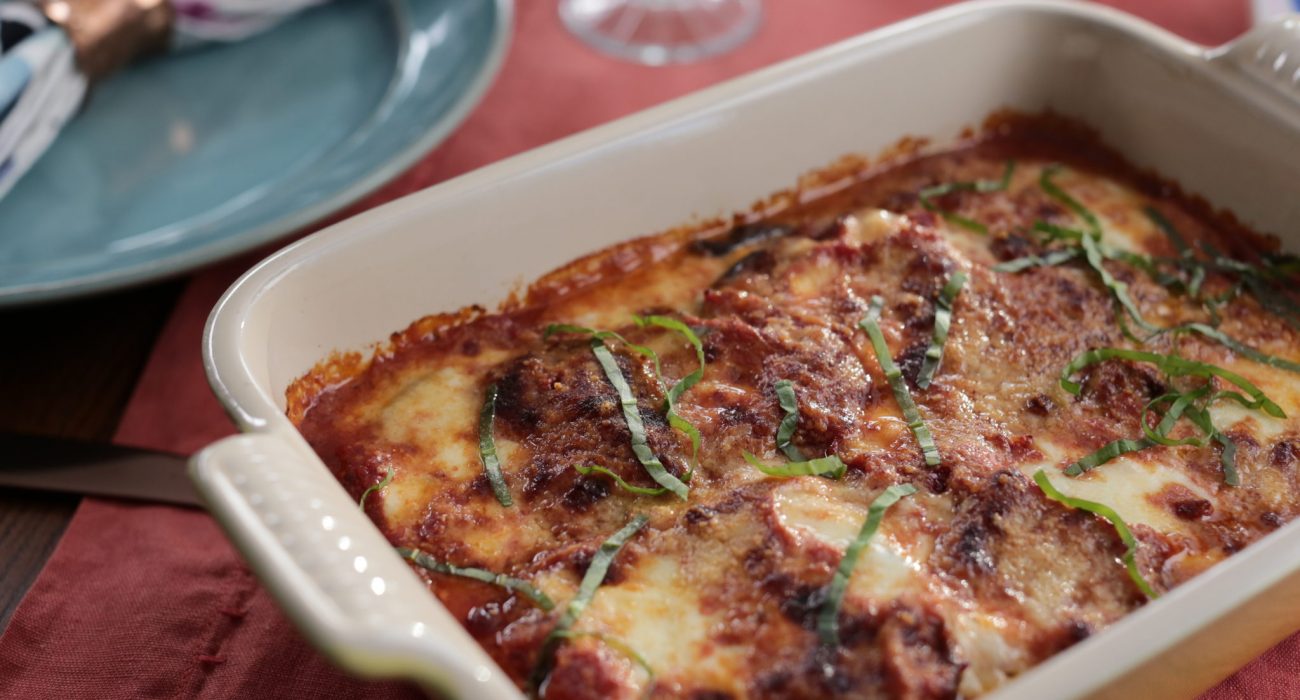 Grilled Eggplant Parmesan