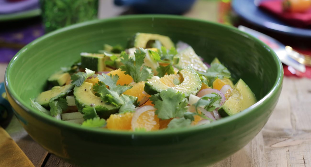 Jicama & Avocado Salad with a Lime Vinaigrette