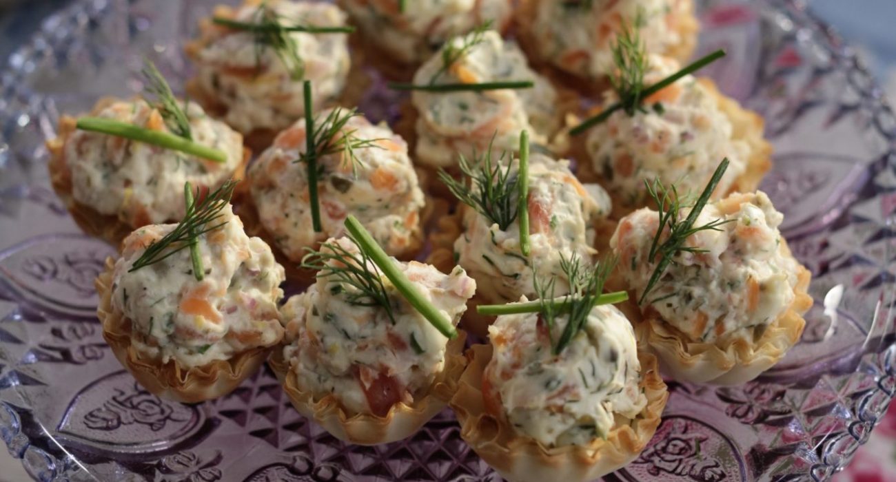 Smoked Salmon Filo Cups