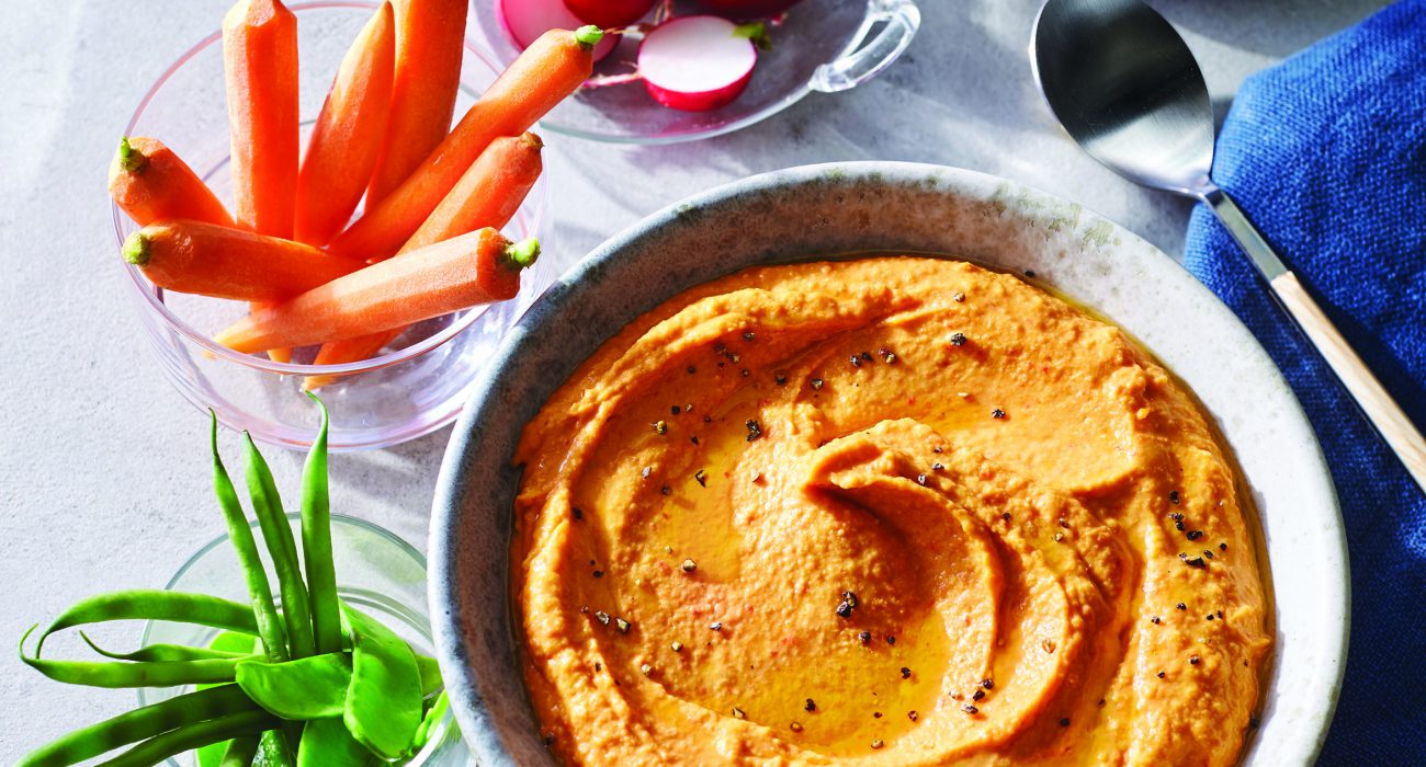 Roasted Red Pepper Hummus